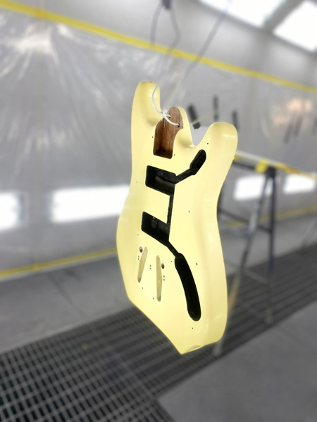 ベースギター塗装・分解と下処理