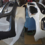 BMＷ・X3のフロントバンパー交換